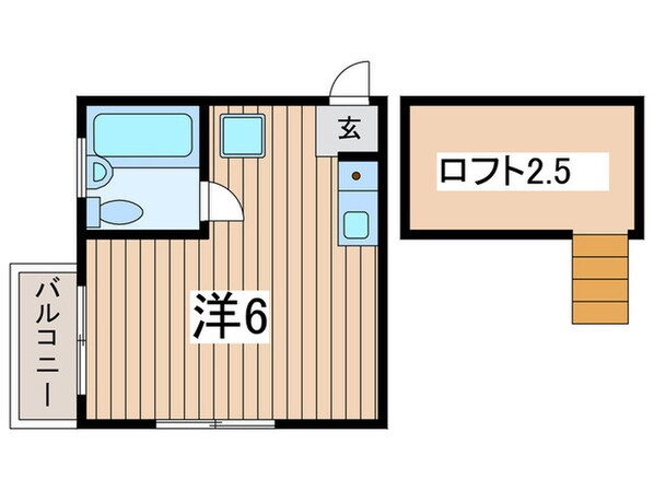 第２枡形ハイムの物件間取画像